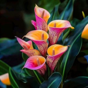 Калла Оникс купить по цене от 450р. в интернет-магазине «Посадика» с доставкой почтой в в Феодосияе и по всей России – [изображение №1].